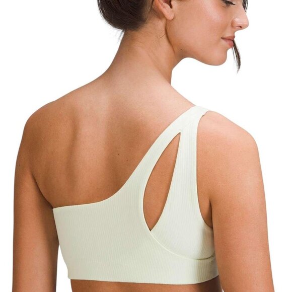 Lululemon Ribbed Nulu Asymmetrical Yoga Bra *Light Support, A/B Cup Color: Elixi - Picture 2 of 5